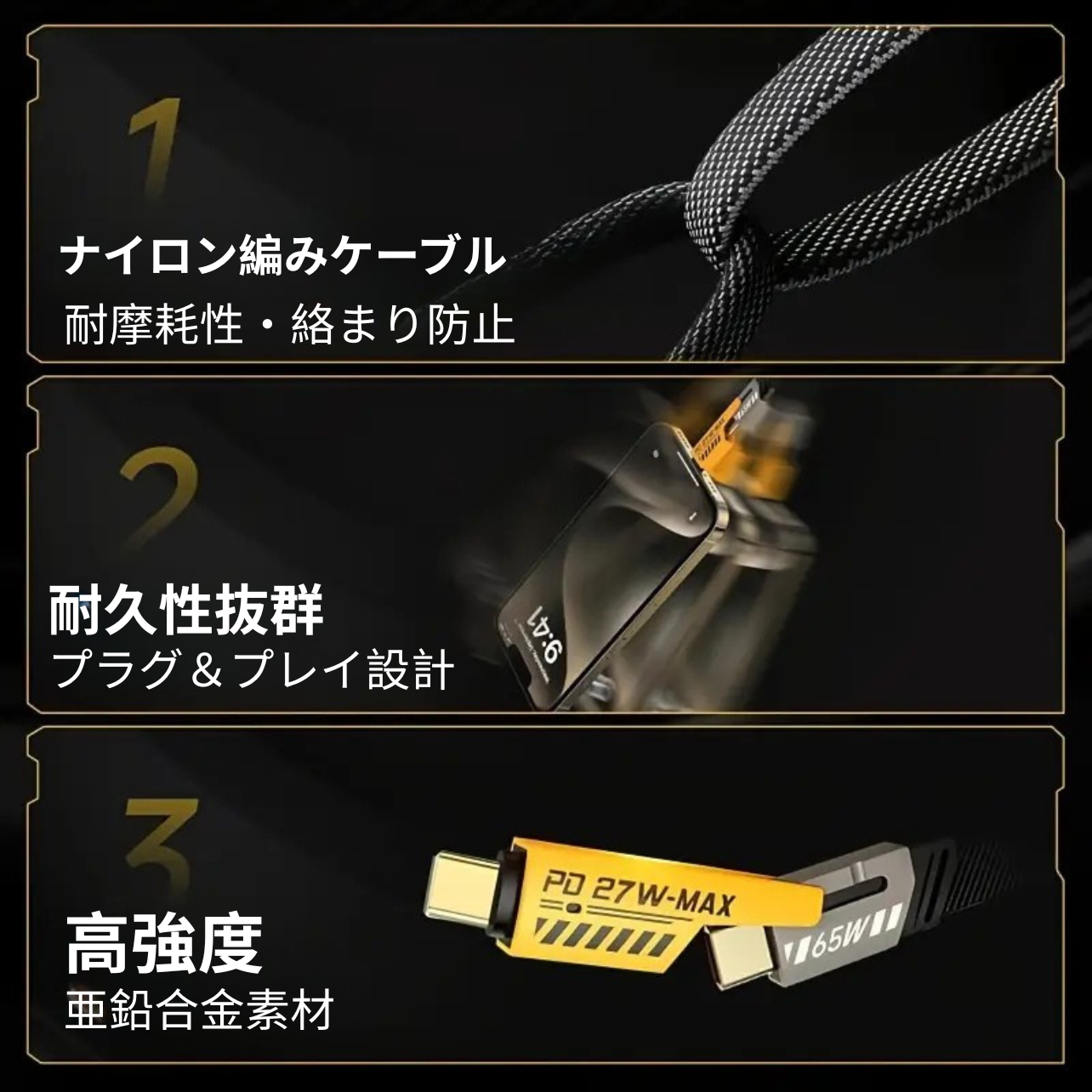 PowerX4™ これ1本で、すべてに対応。