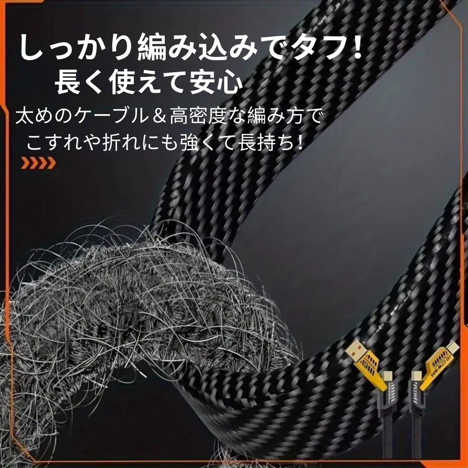 PowerX4™ これ1本で、すべてに対応。