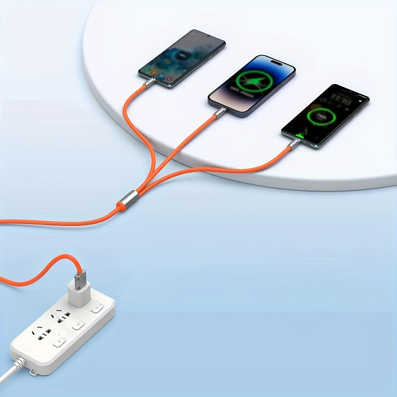 TriCharge™ 3台同時に、超速充電。